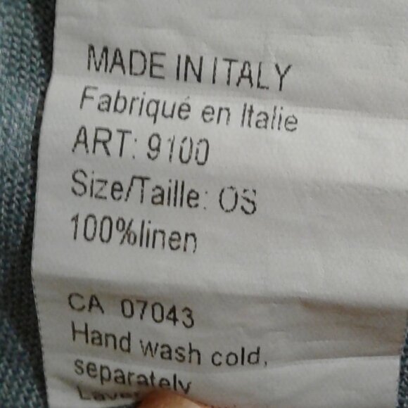 Elena Baldi Boho 100% linen tie dye patten cape - Picture 4 of 7